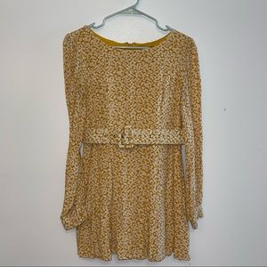 Forever 21 Daisy Belted Mini Dress